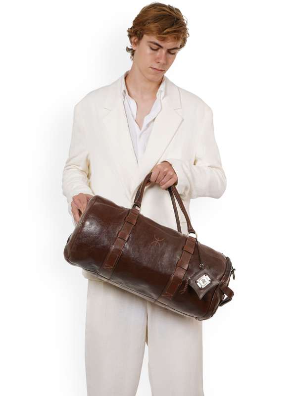 Hidesign leather duffle bag 2025