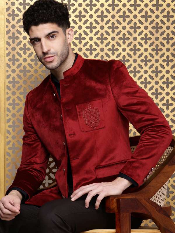 Red formal blazer 2025