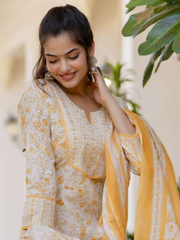 Anouk Yellow Salwar Suit Buy Anouk Yellow Salwar Suit online in India