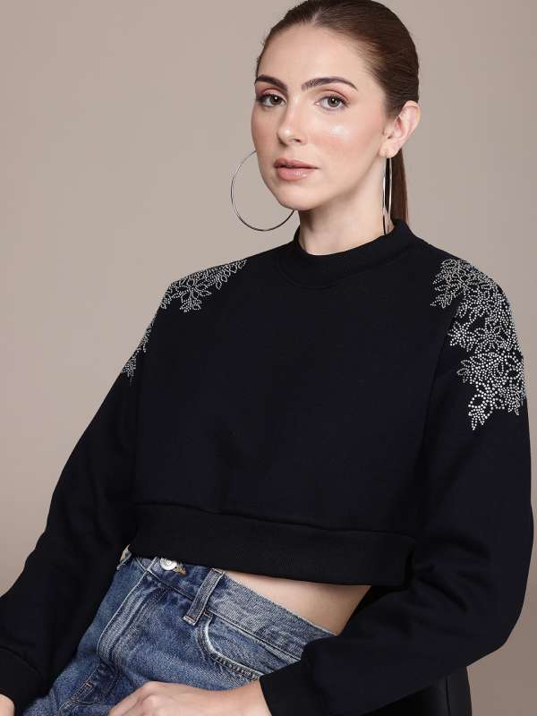 Crop sweatshirt online india on sale