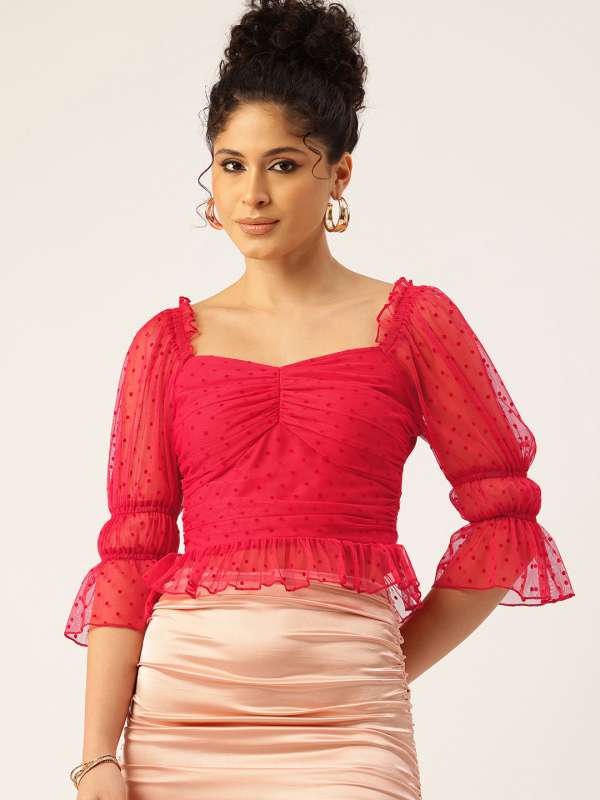 Puff Sleeve Top Buy Puff Sleeve Top online in India