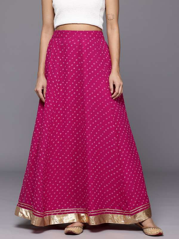 Pink Skirt Ethnic Buy Pink Skirt Ethnic online in India