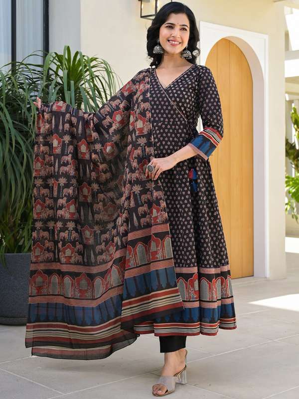 Party wear anarkali dress myntra sales