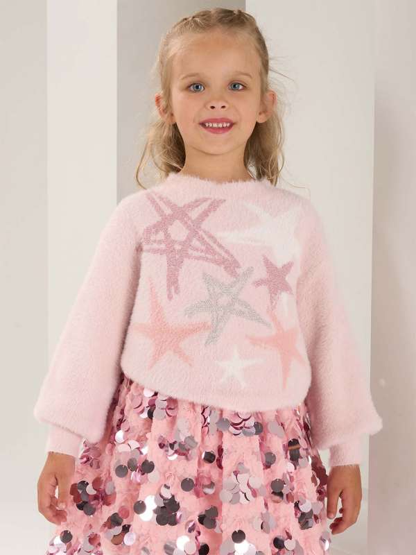 Girls Pink Sweaters Buy Girls Pink Sweaters online in India