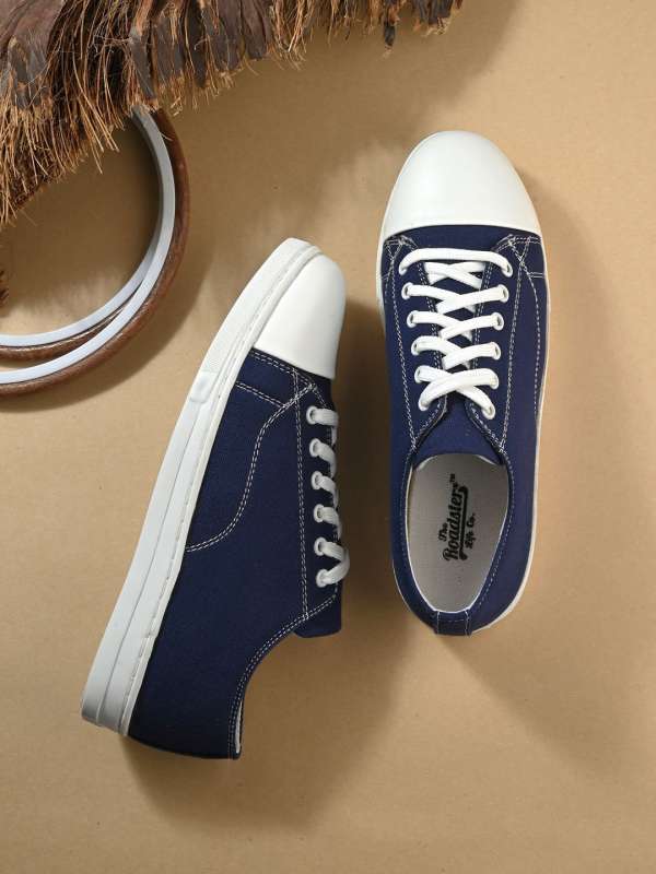 Puma blue canvas shoes hotsell