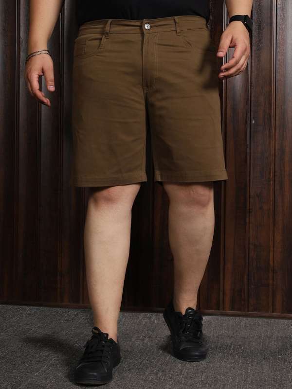 Plus size mens shorts india deals