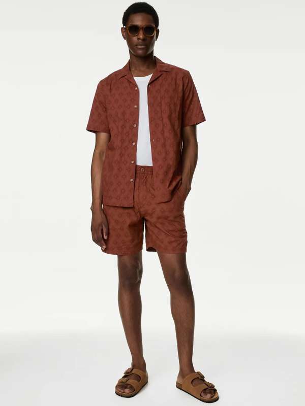 Marks and spencer short sleeve formal shirts top