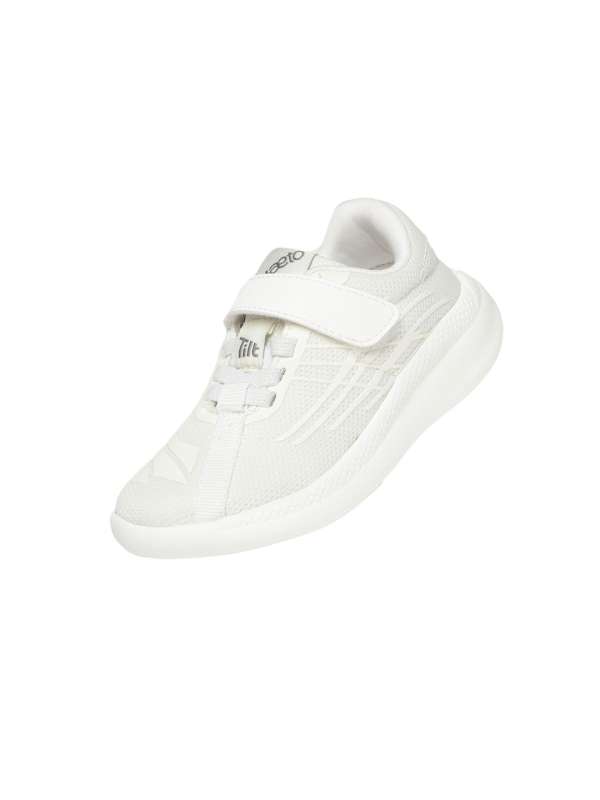 Kids white canvas trainers 2025