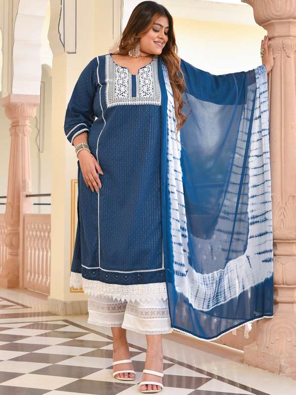 The Plus Size Store By Meera Creations Kurta Sets Buy The Plus Size Store By Meera Creations Kurta Sets online in India