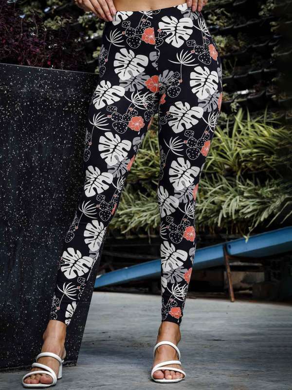 Ladies floral leggings on sale