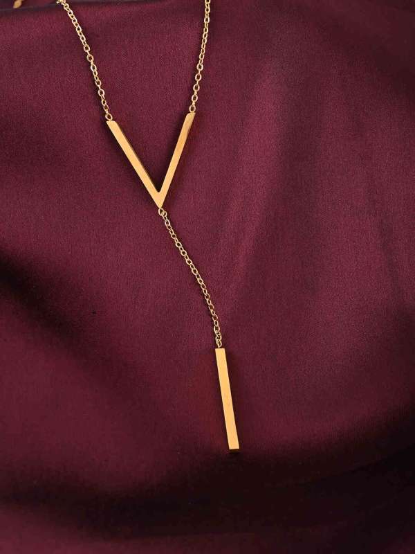 Dare By Voylla Golden Stainless Steel Necklace And Chains 5862942.htm Buy Dare By Voylla Golden Stainless Steel Necklace And Chains 5862942.htm online in India