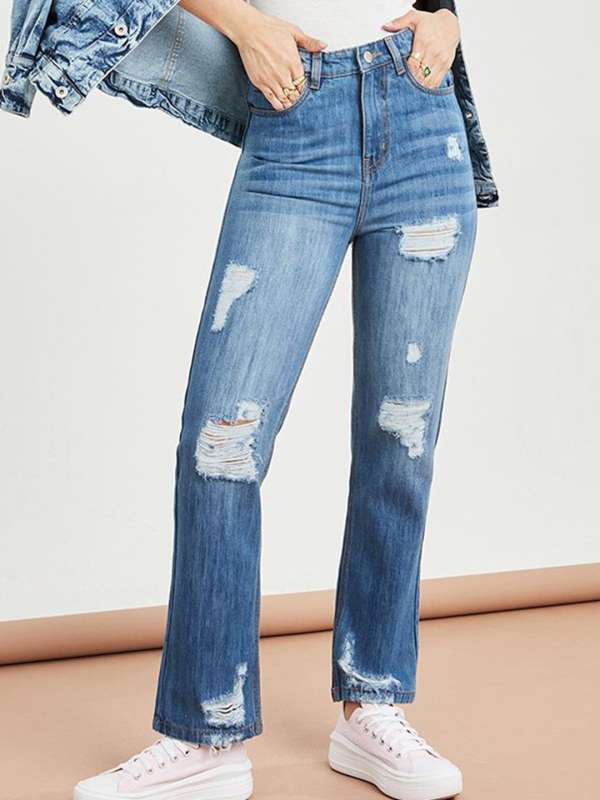 High Waisted Jeans Buy High Waisted Jeans online in India