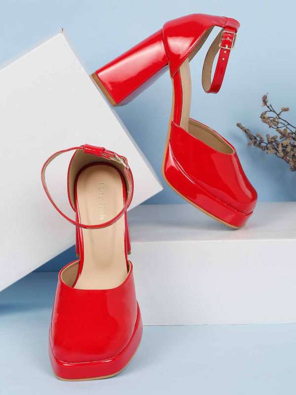 Women Sandals In Red Heels Buy Women Sandals In Red Heels online in India