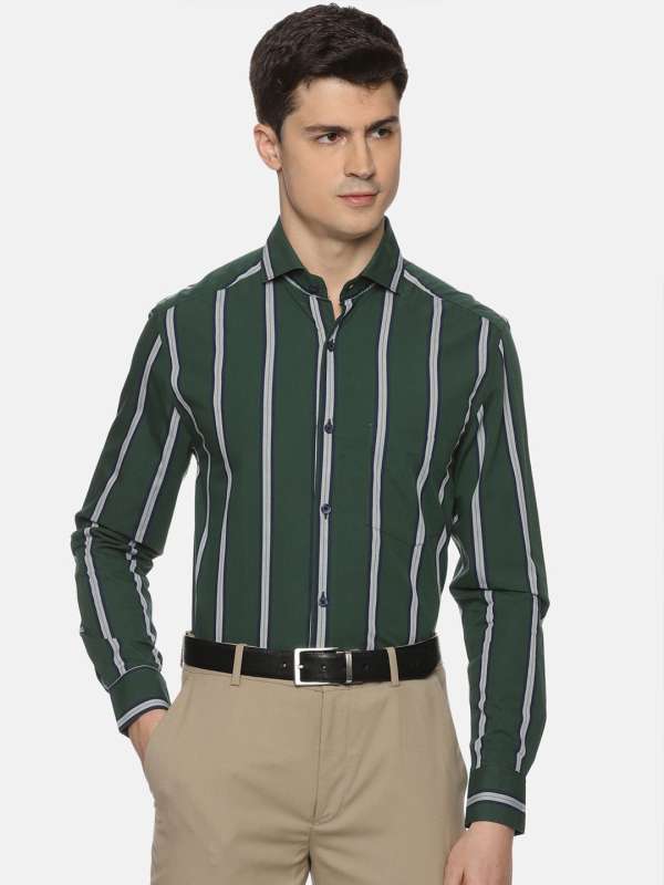 Bottle green mens shirt store