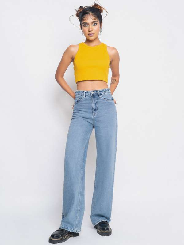 Low waist jeans for ladies online top