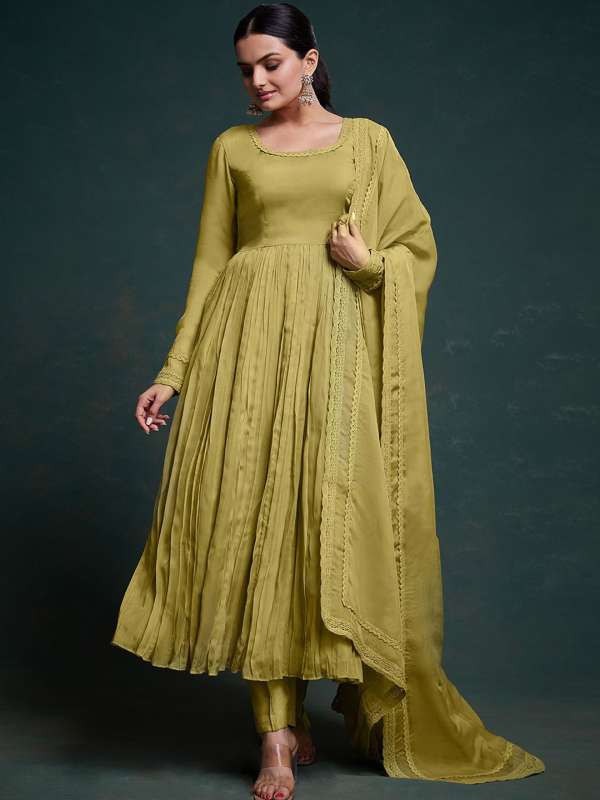 Anarkali dress online shopping myntra online