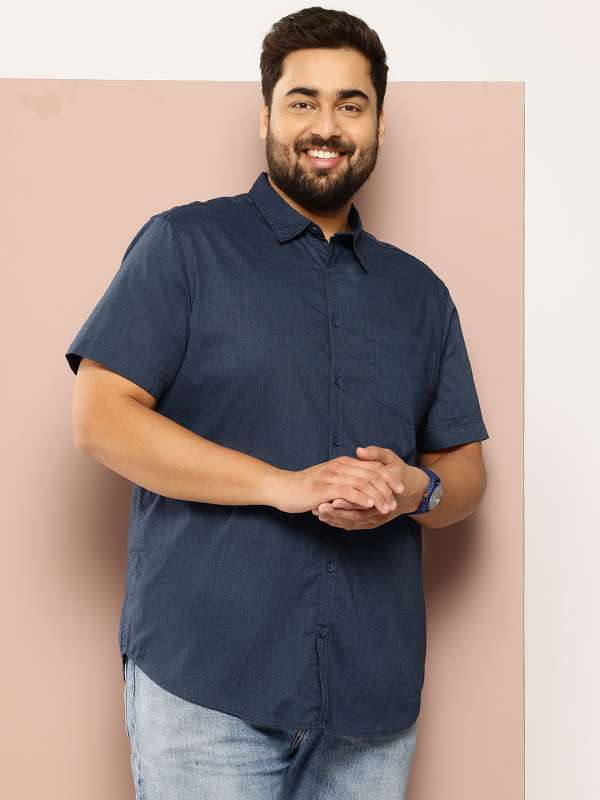 Mens plus size shirts online online