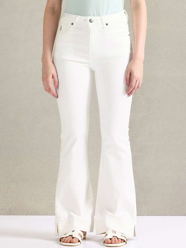Myntra white jeans outlet