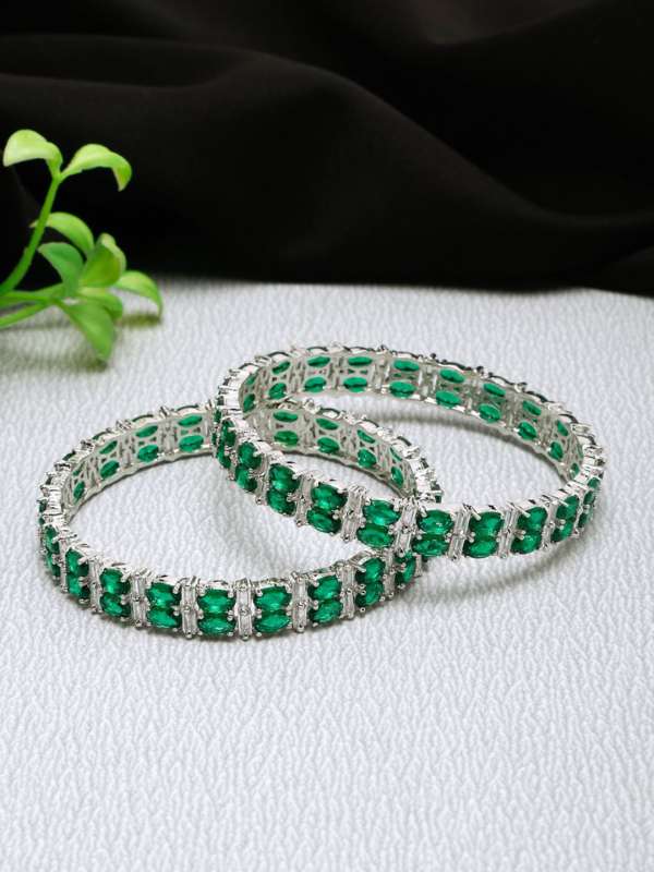 Green Bangles Buy Green Bangles Online in India Myntra