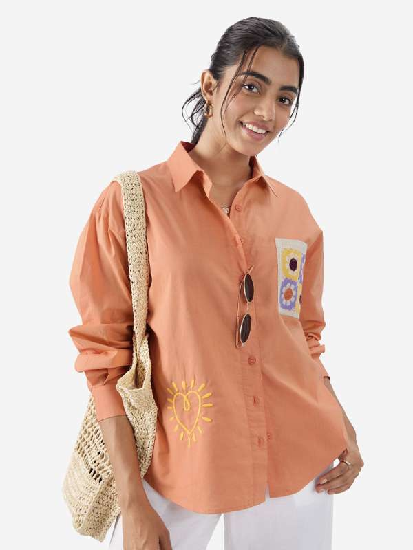 Women Embroidered Shirts Buy Women Embroidered Shirts online in India