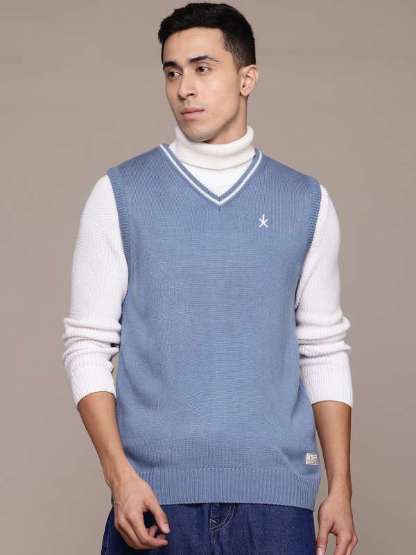 Sleeveless sweater mens online new arrivals