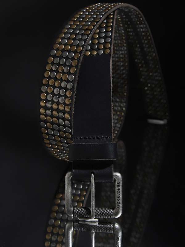 Jack & Jones Men Embellished Tang Closure Belt (44) by Myntra