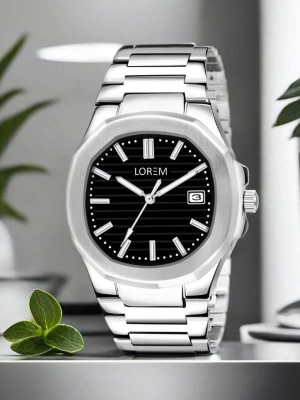 River Island 285100 Black Silver Analog Watch 1033563 Thml Buy River Island 285100 Black Silver Analog Watch 1033563 Thml online in India
