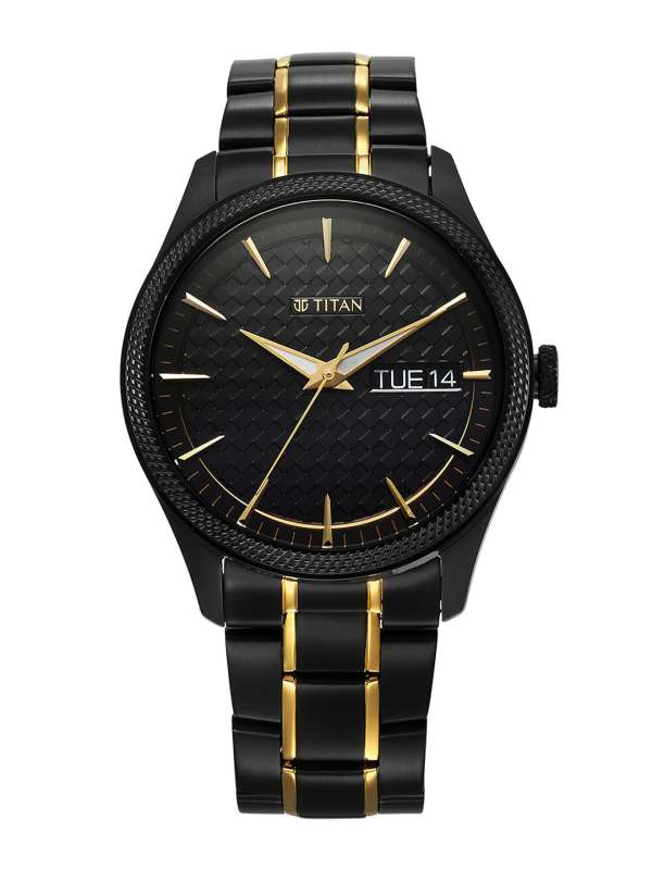 Titan Regalia Gold Black Analog Watch 32810 Ht Ml Buy Titan Regalia Gold Black Analog Watch 32810 Ht Ml online in India