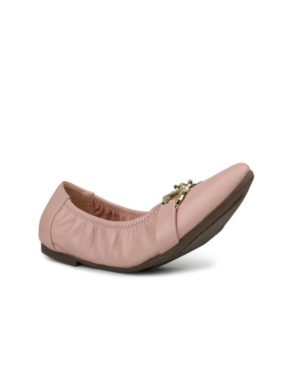 Peach ballerina shoes shop