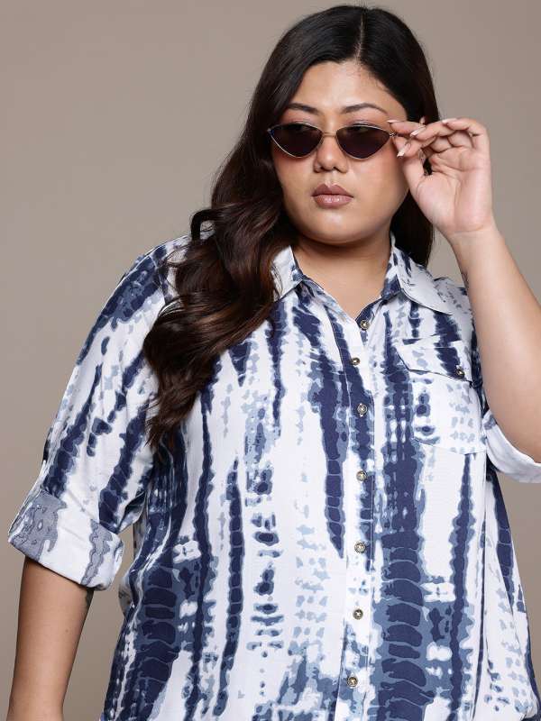 Dip dye shirt dames hot sale