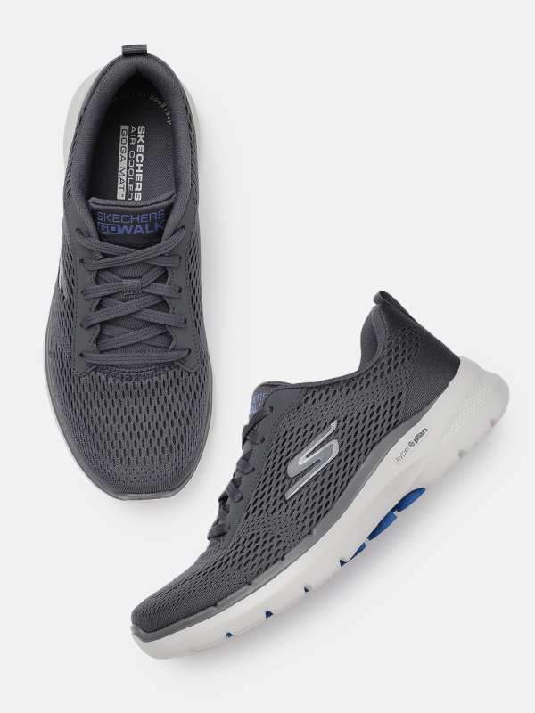 Skechers charcoal grey online