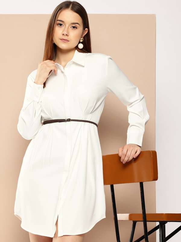 White Shirt Long Sleeve For Women Dresses Buy White Shirt Long Sleeve For Women Dresses online in India
