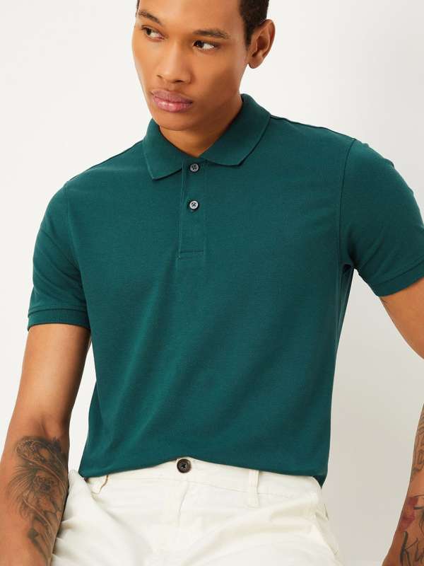 Collar t shirt with pocket discount