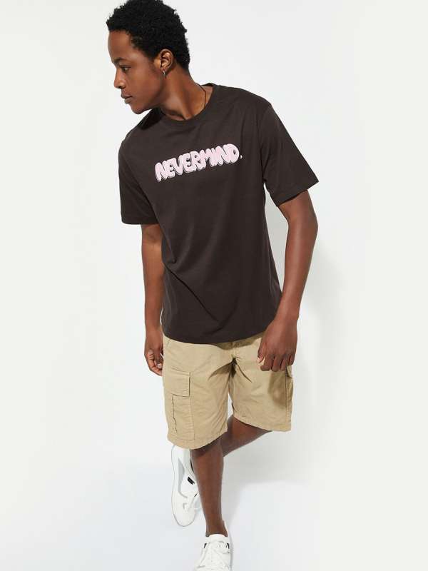 Brown V Neck Tshirts Buy Brown V Neck Tshirts online in India