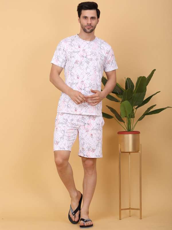 Sweet Dreams White Orange Night Suits Buy Sweet Dreams White Orange Night Suits online in India