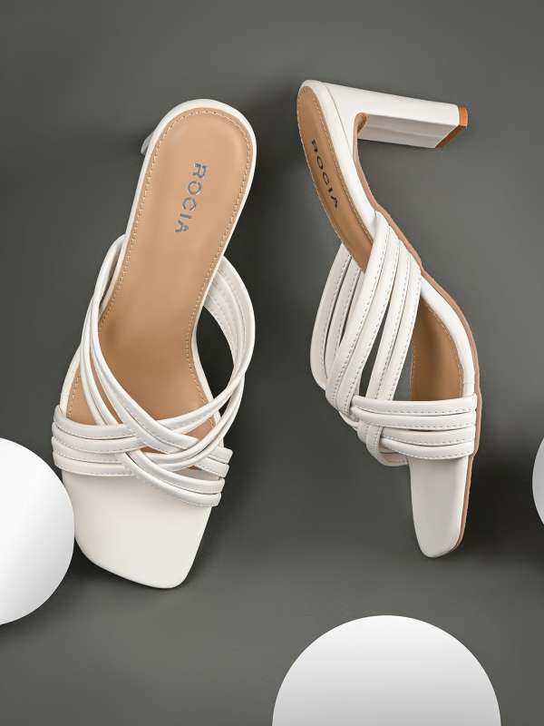 Rocia Women White Sandals Casual Shoes Heels Buy Rocia Women White Sandals Casual Shoes Heels online in India