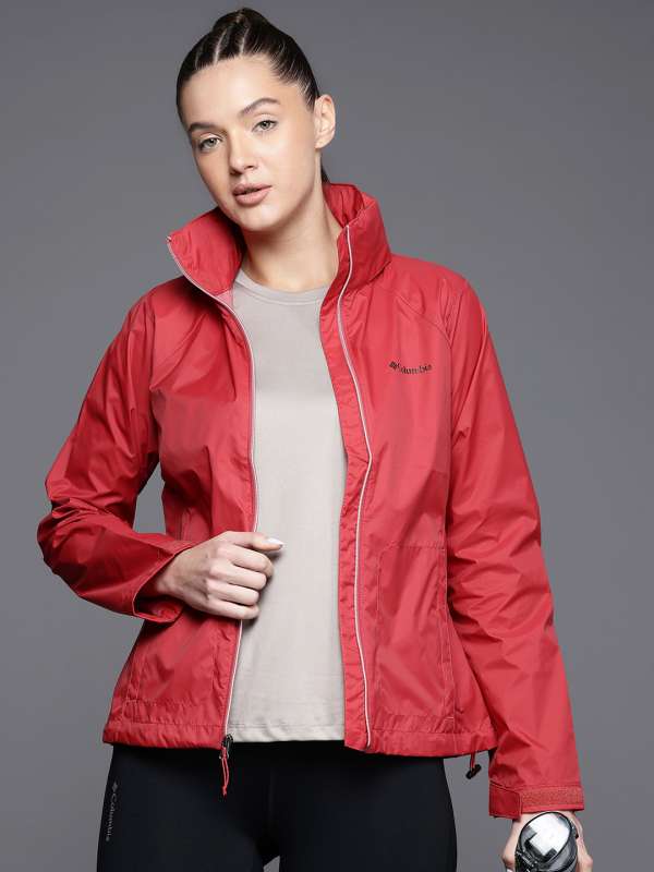 Nike rain jacket red top