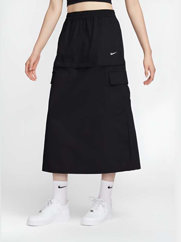 Black midi skirt online india sales