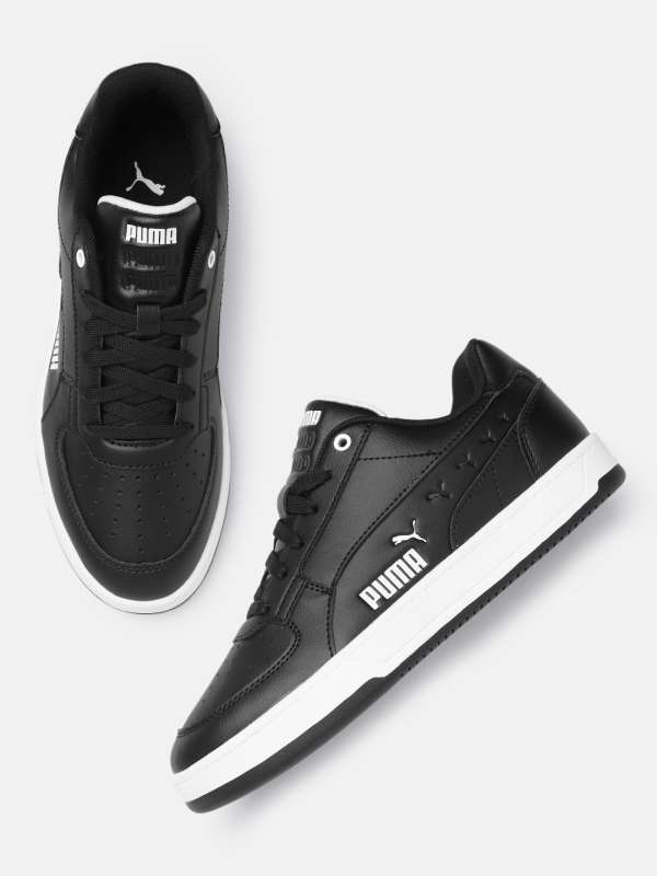Puma black casual shoes store