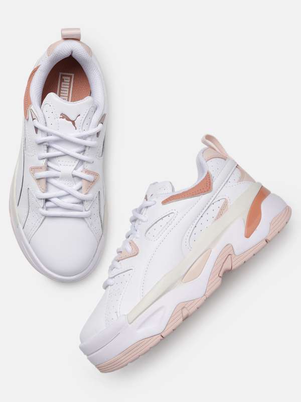 Puma leather tennis shoes new arrivals
