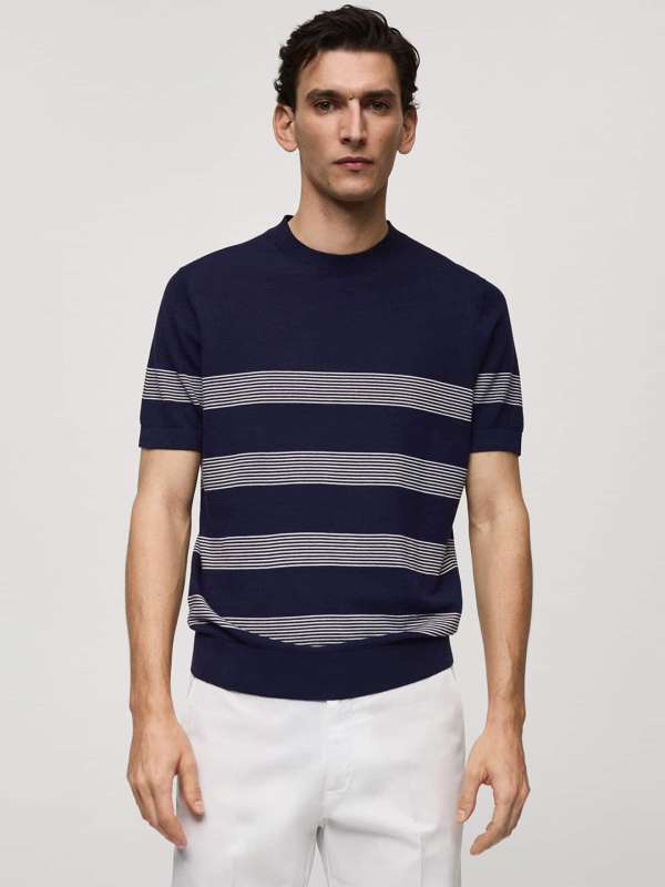 Striped t shirt mens india new arrivals