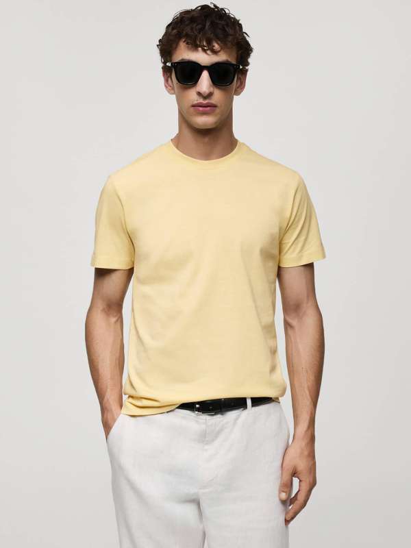 Mango basic t shirt 2025