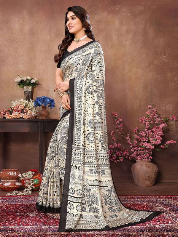 Khadi printed silk sarees new arrivals