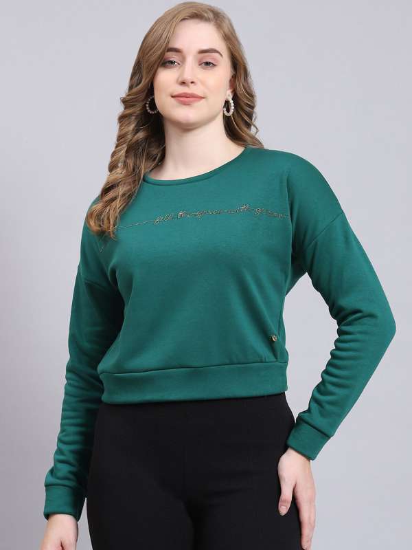 Women Cropped Sweatshirts Buy Women Cropped Sweatshirts online in India