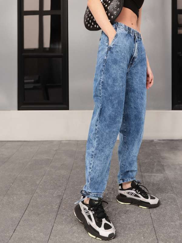 Elastic Waist Jeans Buy Elastic Waist Jeans online in India