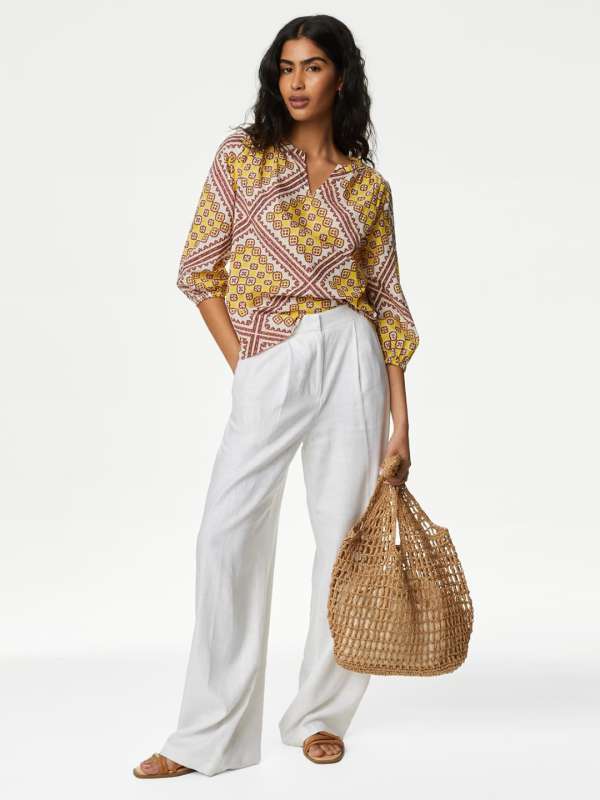 Women Yellow Tops Buy Women Yellow Tops online in India