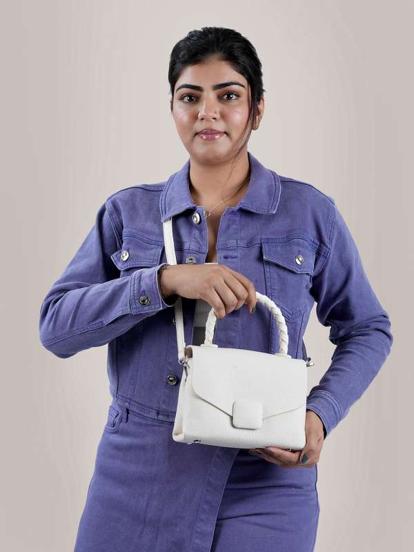 White Handbags Buy Trendy White Handbags Online in India Myntra