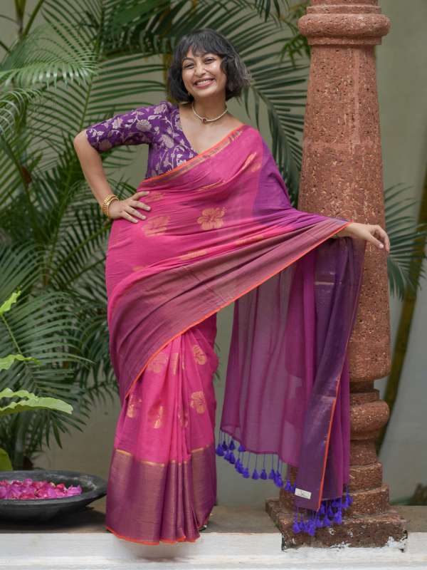 Party wear cotton sarees with price sale