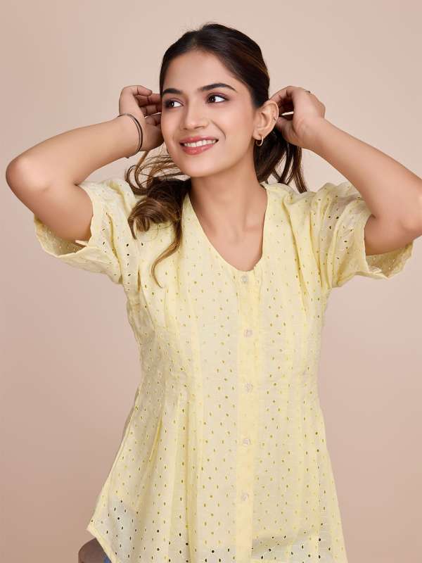 Cold shoulder women's tops cheap