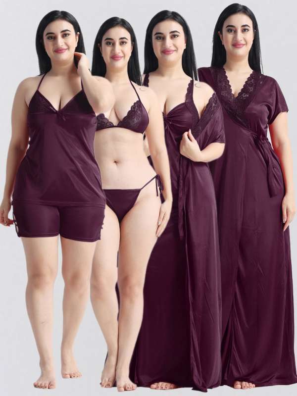 Hot night dress for ladies myntra hot sale
